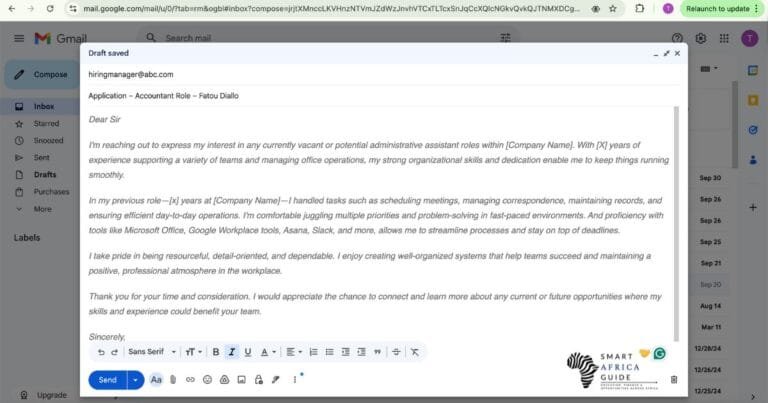 How to Write an Email for a Job Application Easily
