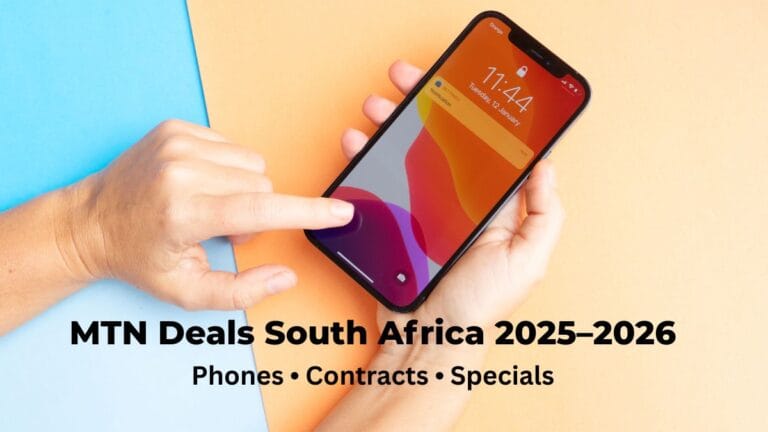 MTN deals in South Africa for 2025–2026 showing updated phone and contract offers.