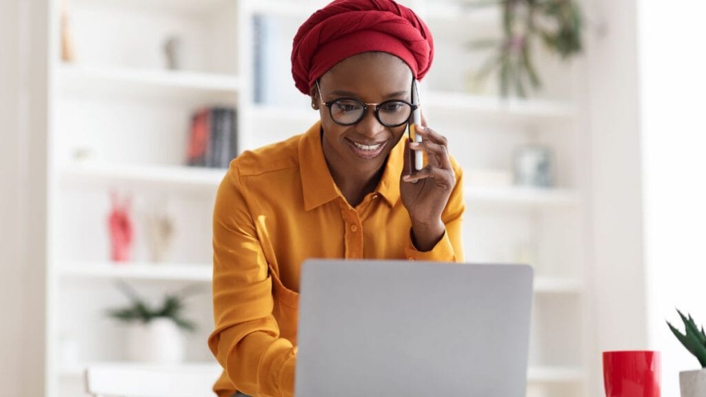 South African student reviewing NSFAS allowances for 2025–2026 while studying at home