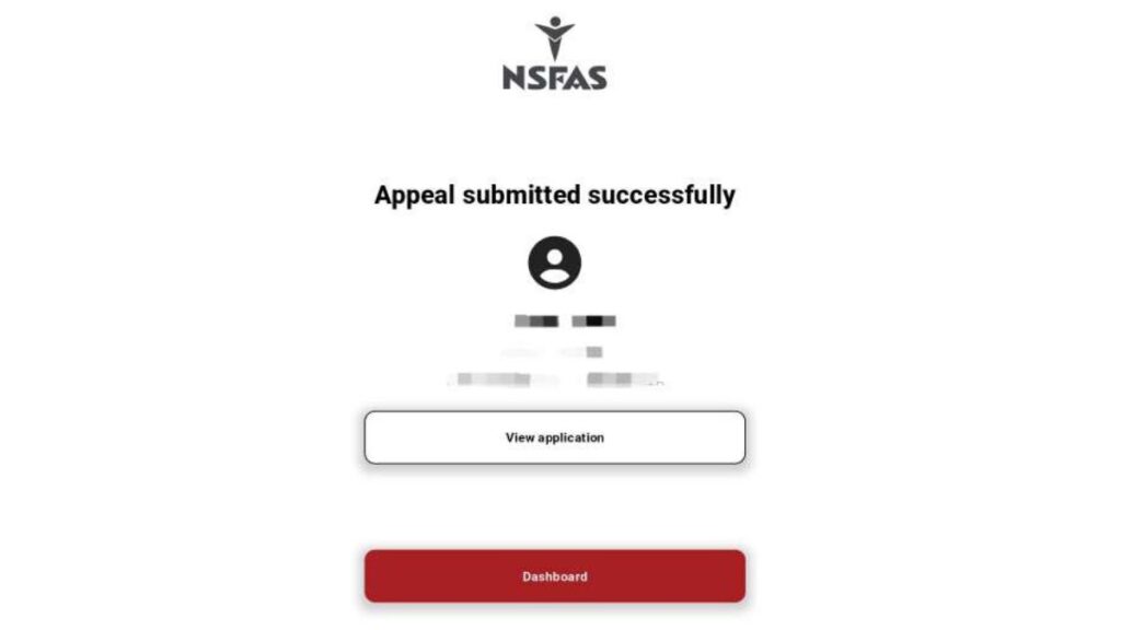 NSFAS appeal submitted