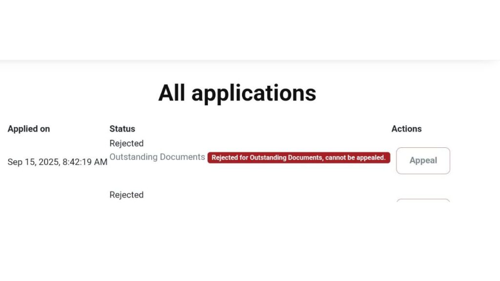 NSFAS appeal rejection FINAL for the year