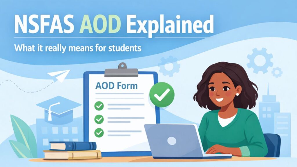 NSFAS AOD / Acknowledgement of Debt explained for South African students