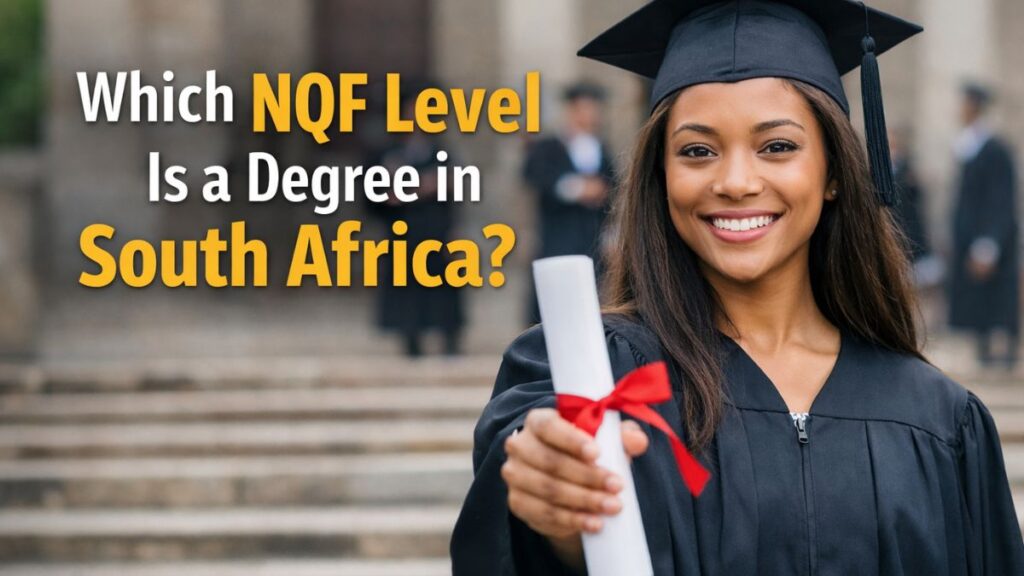 degree in South Africa NQF level bachelor degree graduate holding certificate