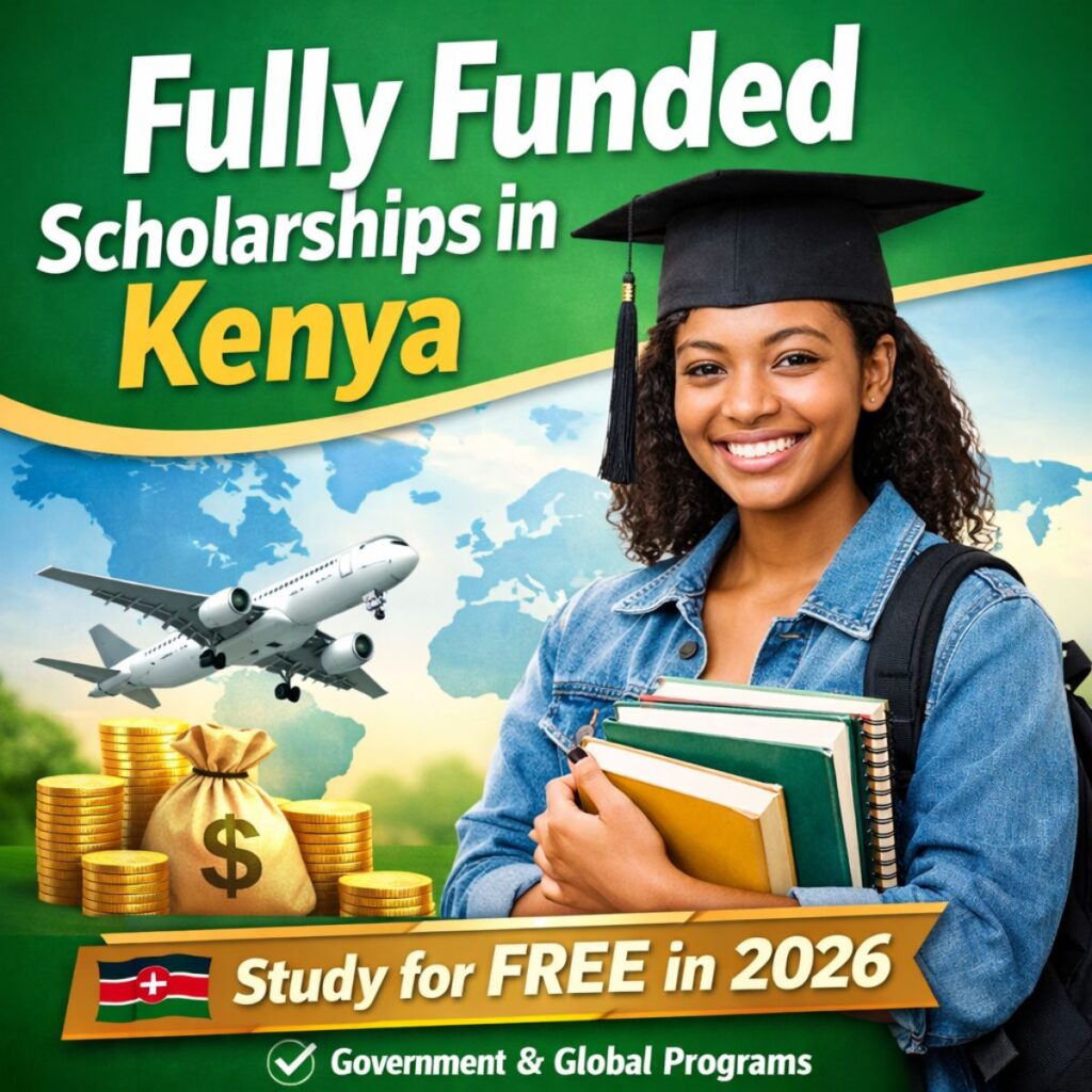 Fully funded scholarships in Kenya 2026 for students with financial support for tuition travel and living expenses
