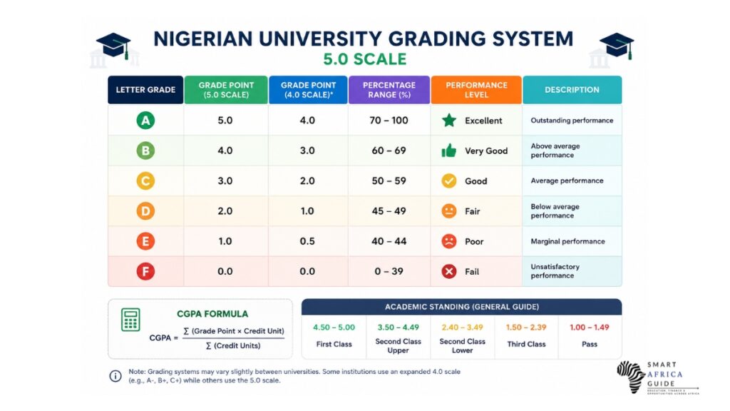 Nigerian University Grading System